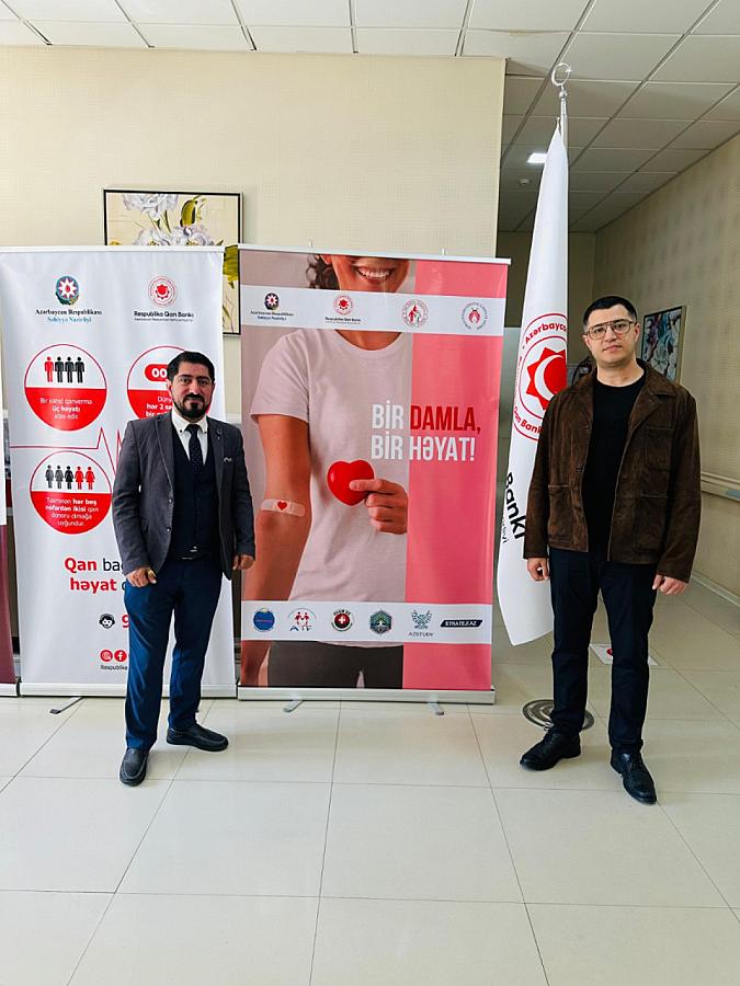 “Bir damla, bir həyat” şüarı altında könüllü