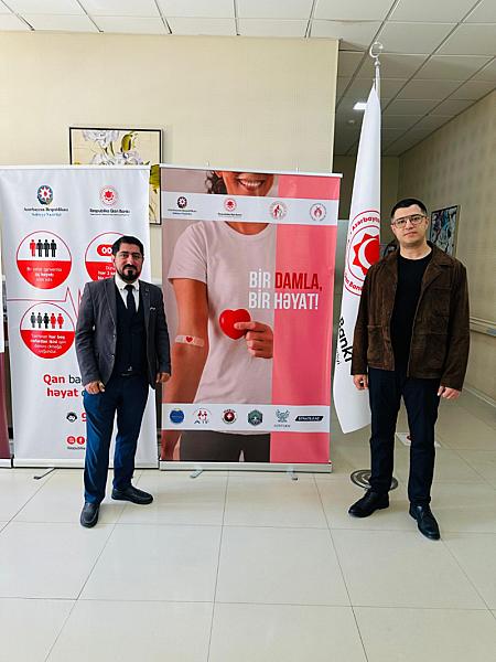 “Bir damla, bir həyat” şüarı altında könüllü