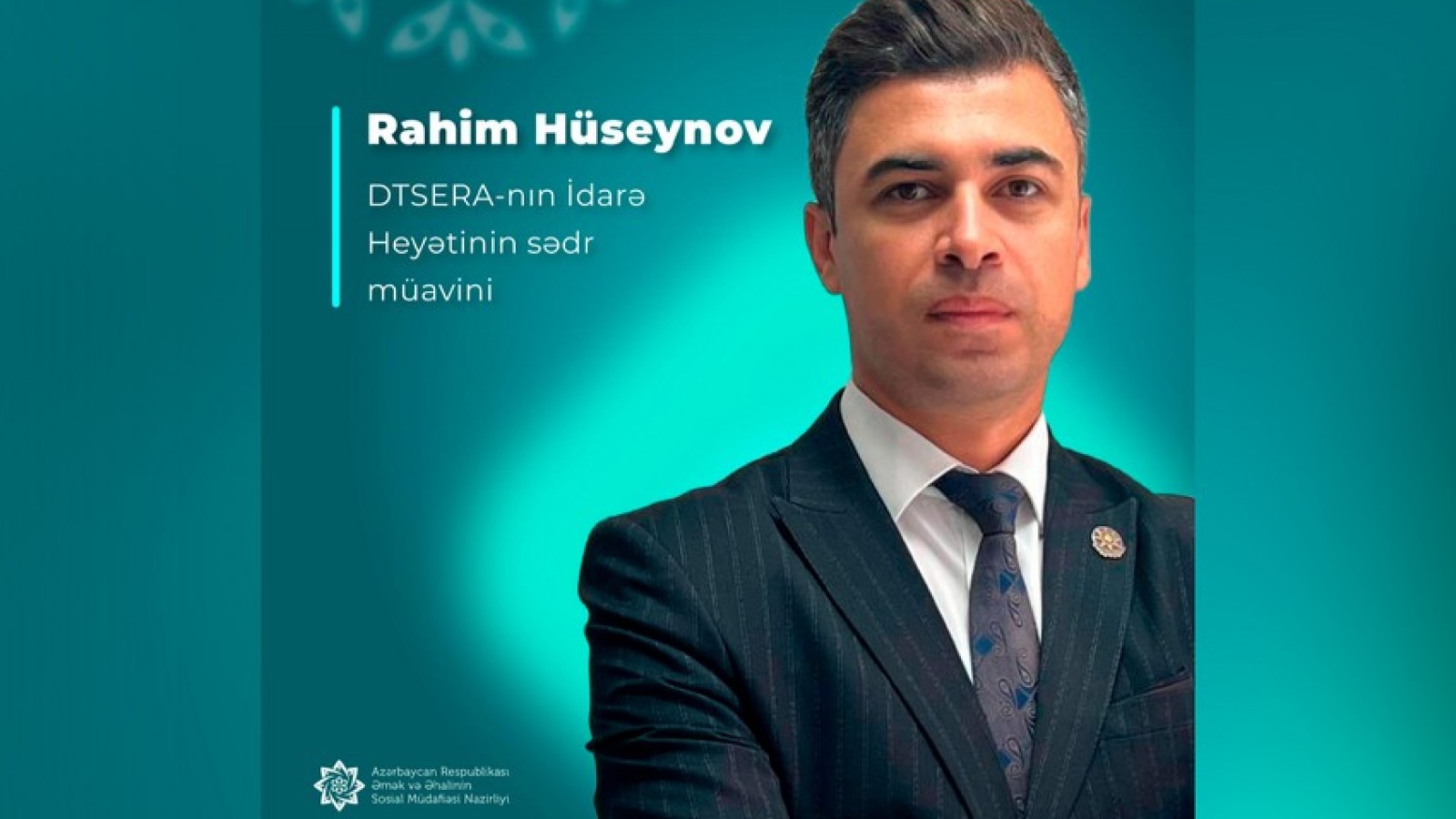 Dövlət Tibbi-Sosial Ekspertiza və Reabilitasiya Agentliyinə yeni sədr müavini