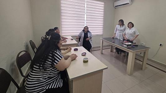 2 nömrəli Klinik Psixiatriya Xəstəxanasında yaradıcılıq emalatxanası