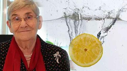Canan Karatay limonlu su ilə bağlı