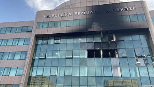 Perinatal Mərkəzdəki güclü yanğın zamanı 4 körpə ölüb