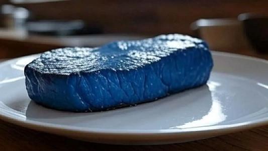 Ovladığı heyvanın əti mavi çıxdı -