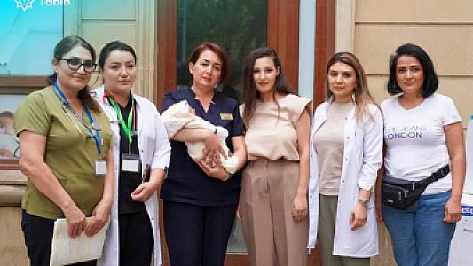 Metroda doğulan körpə və anası xəstəxanadan