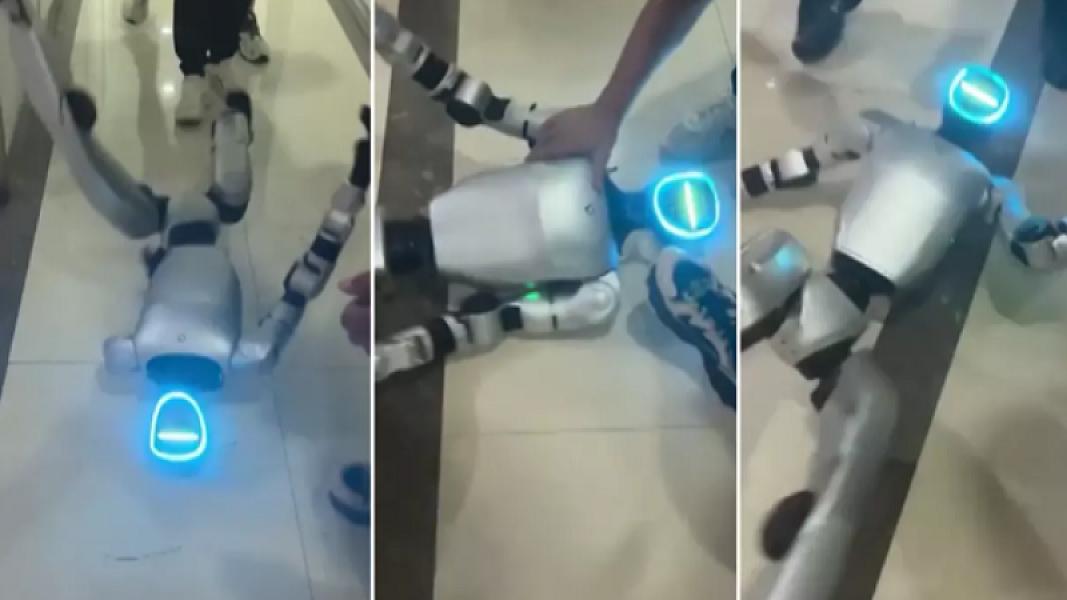 İdarəetməni itirən robot