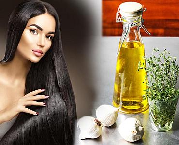 Sarımsağın saçlar üçün 