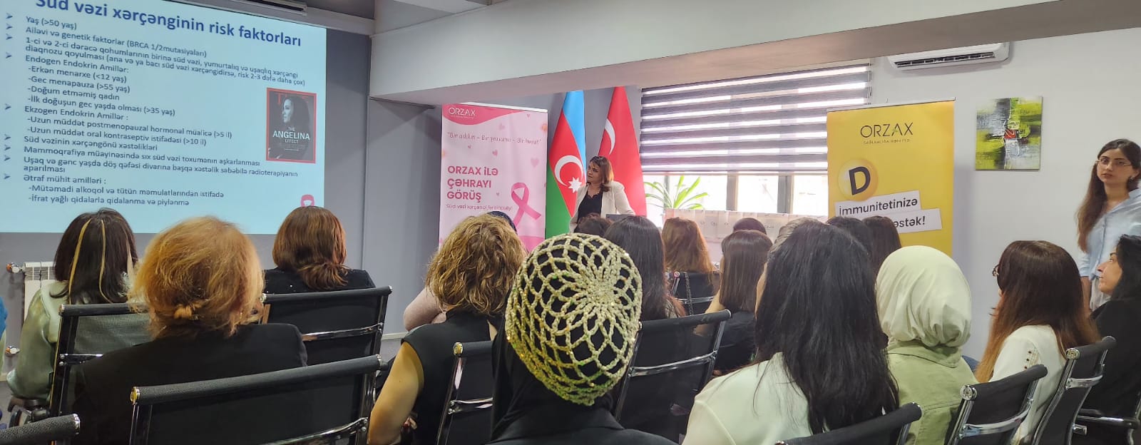 Süd vəzi xərçəngi fərqindəlik ayı çərçivəsində maarifləndirici görüş keçirilib - 