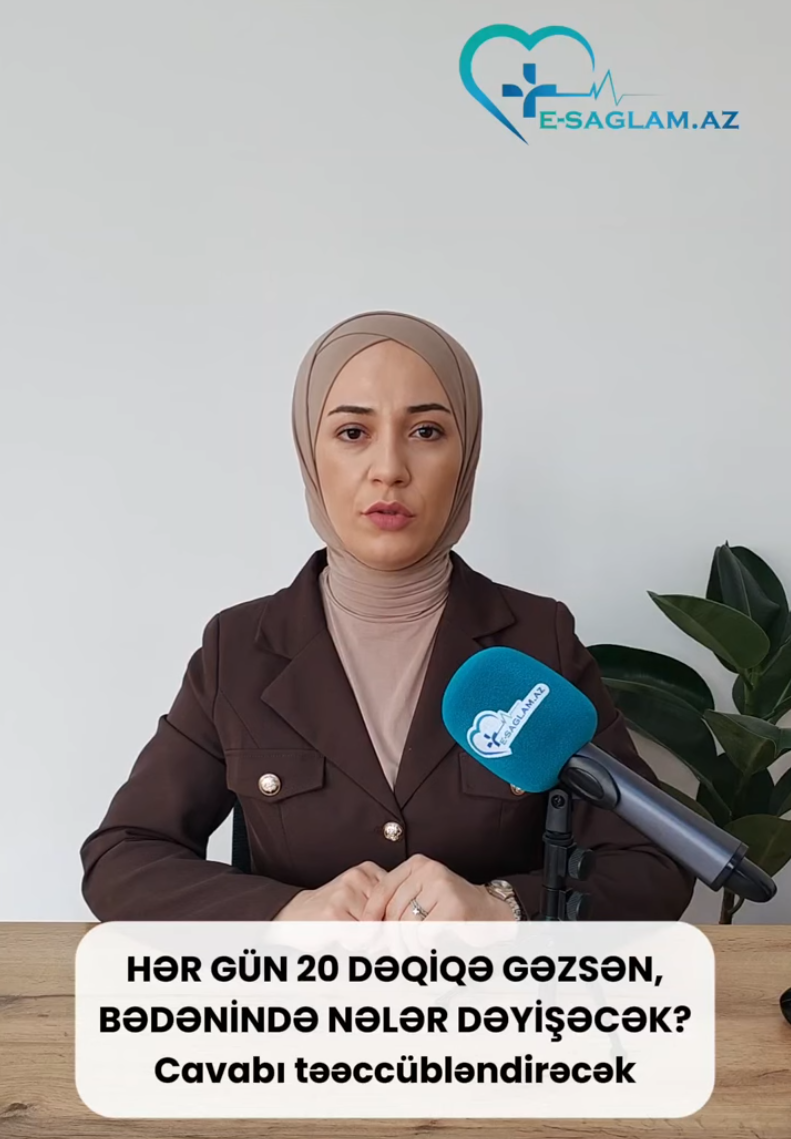  Hər gün 20 dəqiqə gəzməyin inanılmaz təsirləri