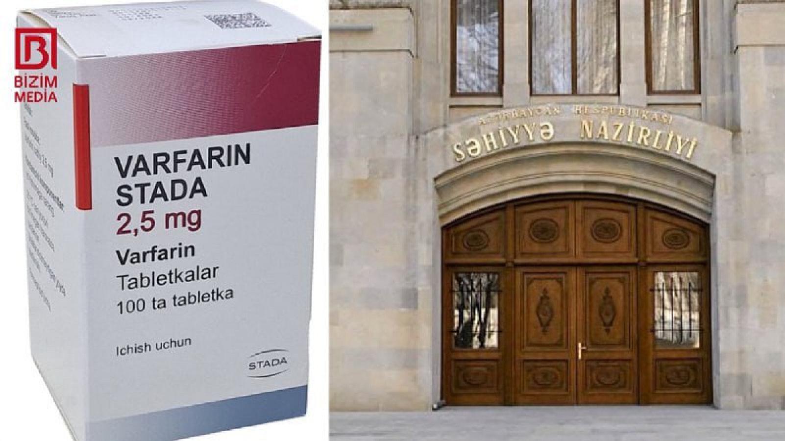 “Varfarin”lə bağlı yeni xəbər –