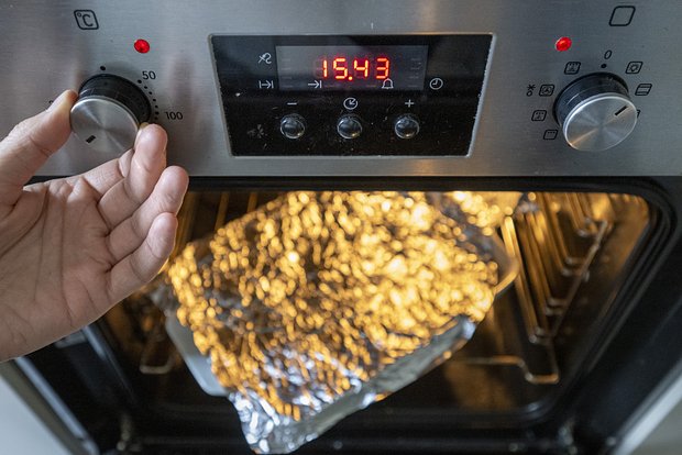 Bu qidaları folqada bişirmək