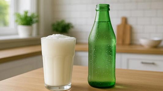 Ayran və mineral suyun birlikdə içilməsinin