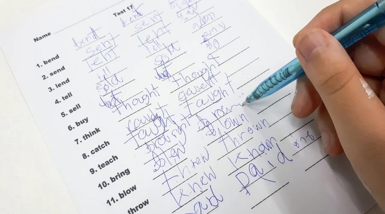 Şizofren insanların əl yazısı belə görünür 