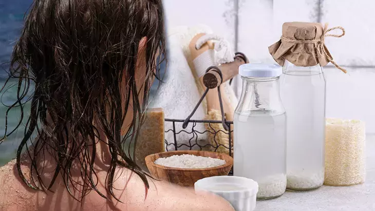 Saçları ay kimi parıldadan təbii qarışıq: