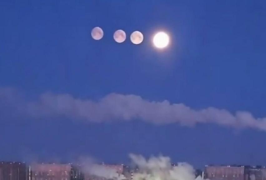 Səmada 3 ay göründü: - 4