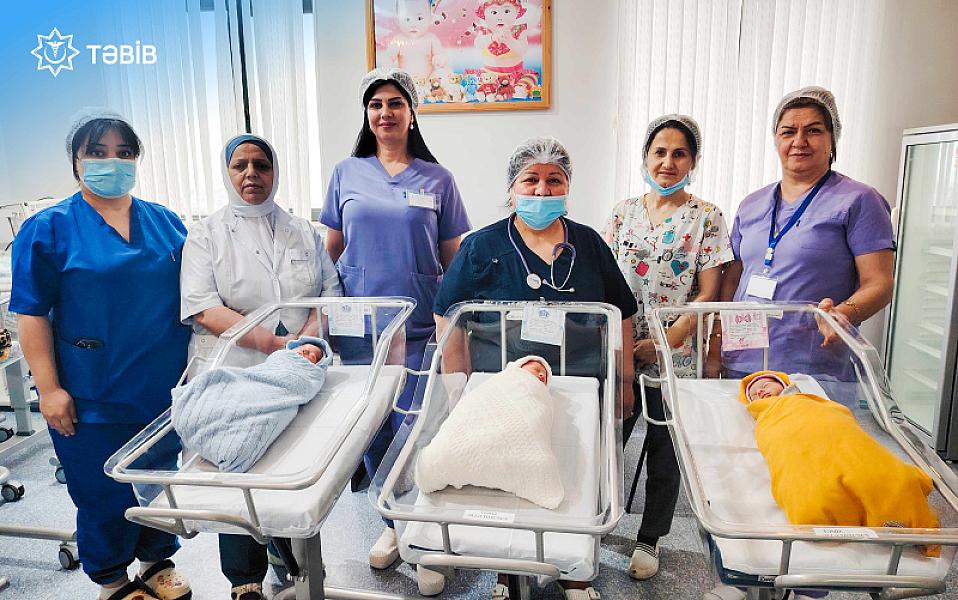 Lənkəranda üçuşaqlı ana