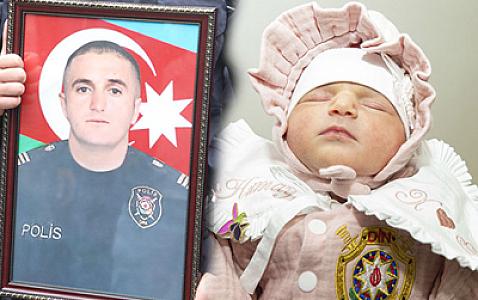 Şəhid Xəzərin qız övladı dünyaya gəlib -