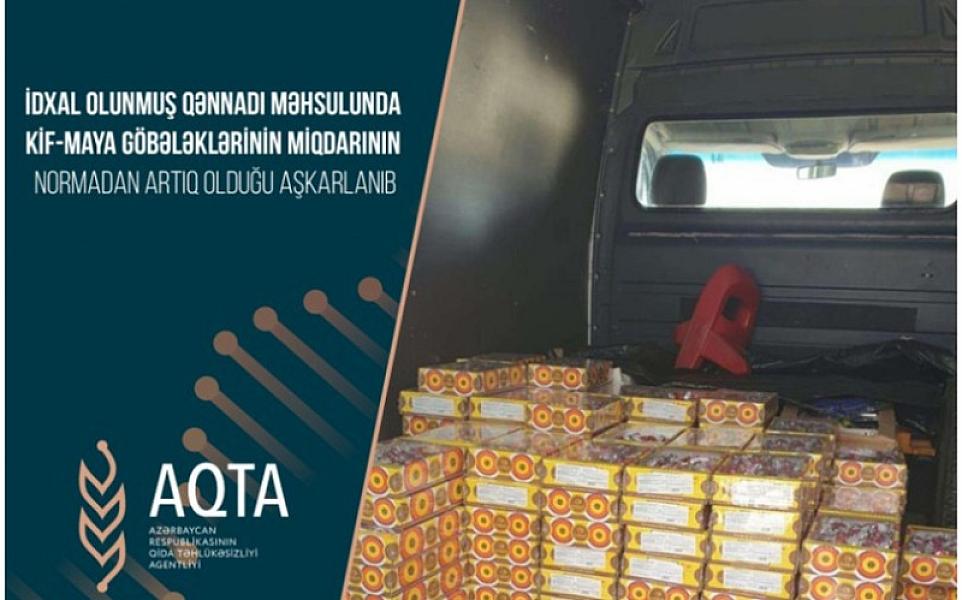 Rusiyadan Azərbaycana gətirilən konfetdə kif-maya göbələkləri aşkarlanıb