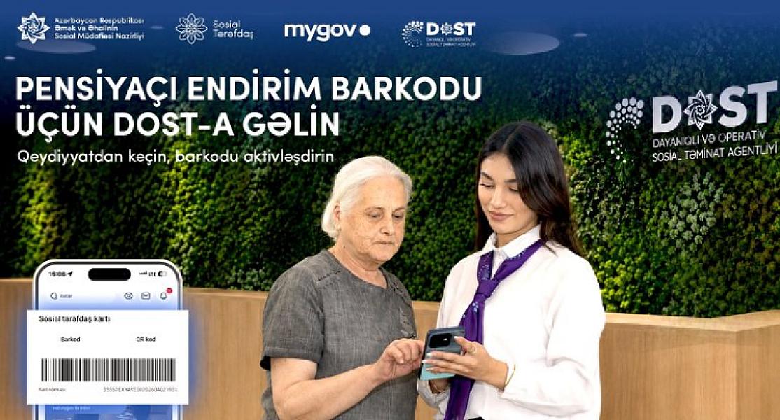DOST mərkəzlərində pensiyaçılar üçün “mygov” qeydiyyatına