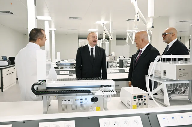 Prezident Pirallahı Sənaye Parkında dərman istehsalı müəssisəsinin