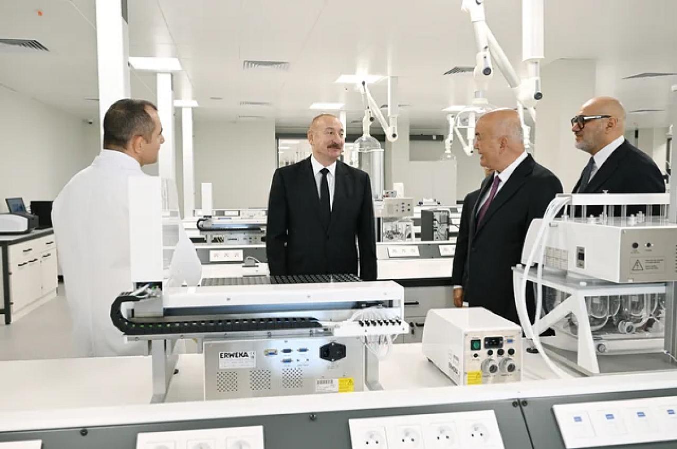 Prezident Pirallahı Sənaye Parkında dərman istehsalı müəssisəsinin