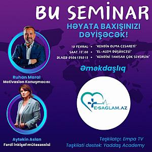 Fevralın 10-da idarəetmə, motivasiya və fərdi inkişafla bağlı seminar