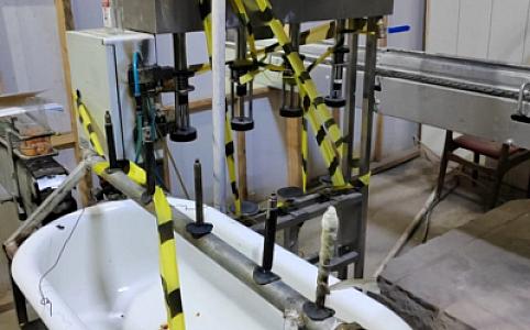 Samuxda saxta alkoqollu içki istehsal edən müəssisənin fəaliyyəti