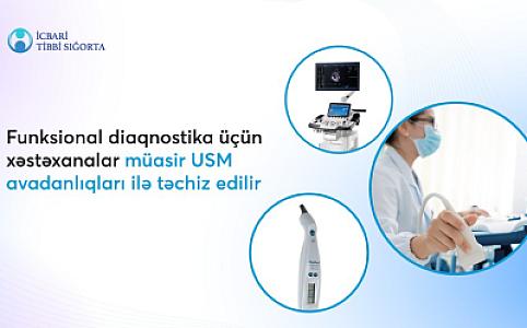 Agentlik daxili orqanların ultrasəs müayinəsi üçün 98 tibbi avadanlıq alıb