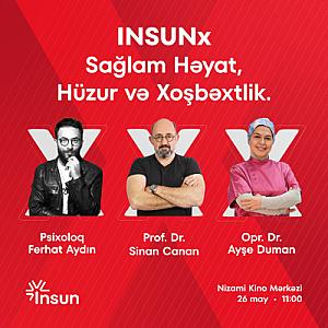 Bakıda “INSUN X: Sağlam Həyat, Hüzur və Xoşbəxtlik” adlı tədbir keçiriləcək