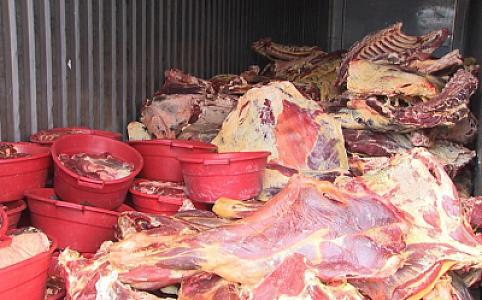 Ukraynadan Azərbaycana gətirilən 20 ton ət məhsulu