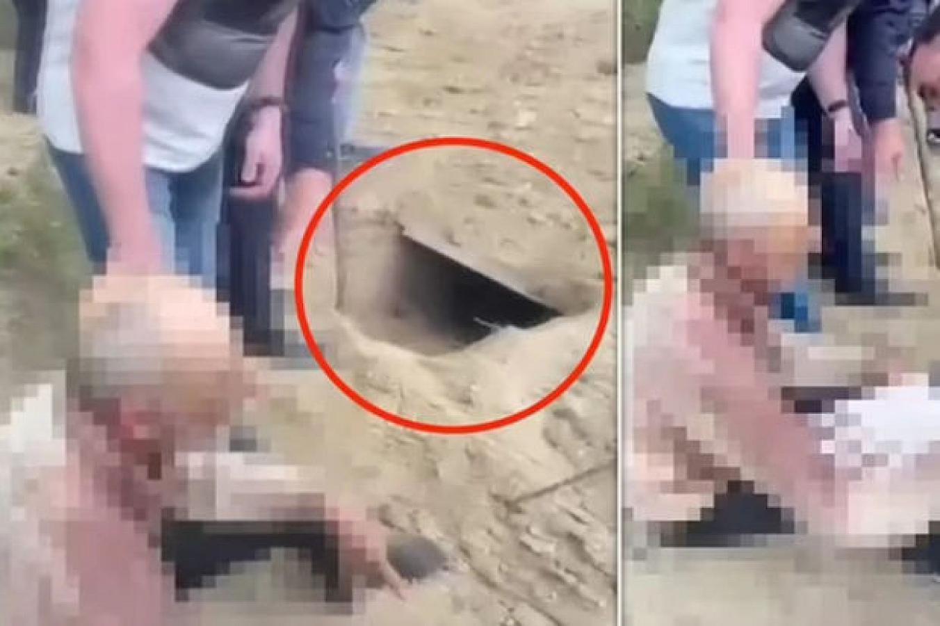 Moldovada diri-diri basdırılmış kişi dörd gün torpaq altında qaldıqdan sonra