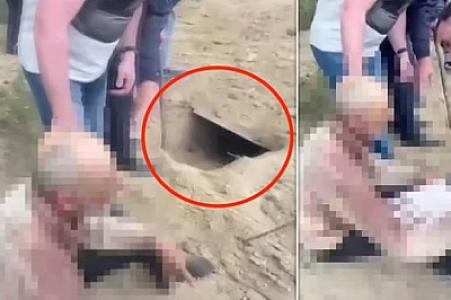 Moldovada diri-diri basdırılmış kişi dörd gün torpaq altında qaldıqdan sonra