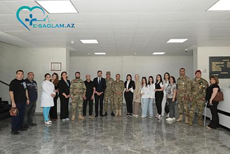 Jurnalistlər Xaçmaz Reabilitasiya Mərkəzində