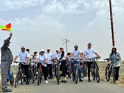 Abşeron Milli Parkında tibb işçilərinin iştirakı ilə