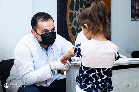 Uşaq sığınacaqlarında tibbi müayinələr