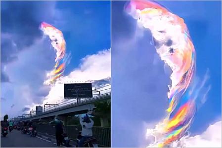 Vyetnamda qeyri-adi buludlar: Ecazkar mənzərə görənləri