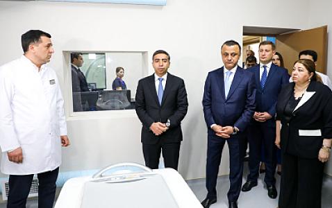 Sabunçu Tibb Mərkəzinin yeni Şüa-diaqnostika şöbəsinin açılışı baş tutub