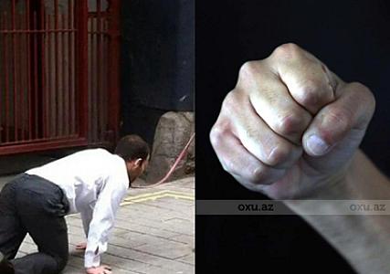 Azərbaycanda RƏZALƏT: Boğazına ip bağlayıb gəzdirdilər, qayınanasının ayağından öpdürdülər