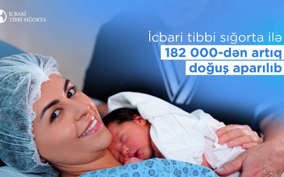 İcbari tibbi sığorta ilə son iki ildə aparılan doğuşların sayı