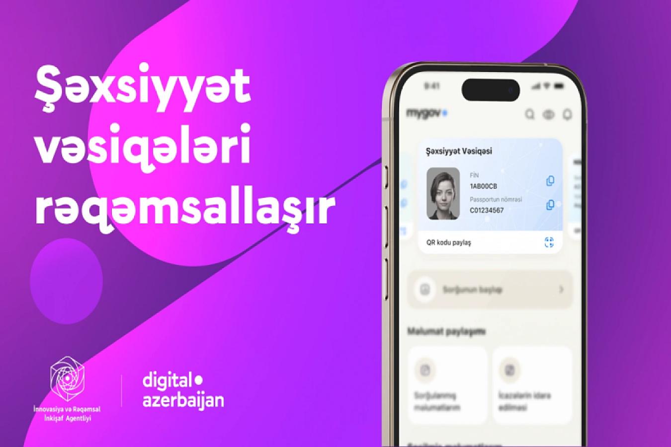 Azərbaycanda şəxsiyyət vəsiqələrini fiziki təqdim etməyə ehtiyac qalmayacaq -