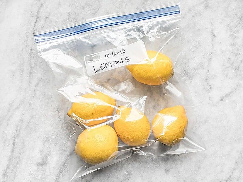 Limonu dondurub istifadə edin: