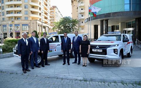 Qazax və Samux xəstəxanalarına yeni təcili tibbi yardım avtomobilləri verilib