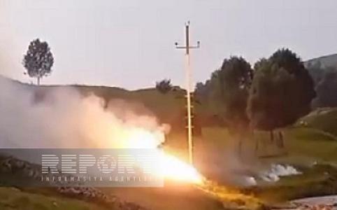 Xoşbulaq kəndinə ildırım düşüb,