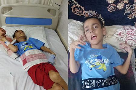 Serebral iflicdən əziyyət çəkən Ömərin anası: “Övladımın müalicəsi üçün 200 manata ehtiyacımız var” - FOTO