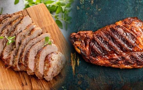 1 dəqiqədə donuz ətini