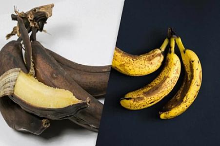 Qaralmış bananı yemək olarmı? -