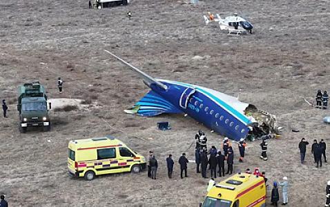 Qəzaya uğrayan təyyarənin