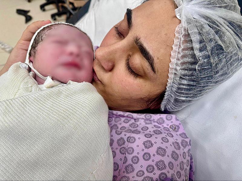 2025-ci ilin ilk körpəsi Yeni Klinikada