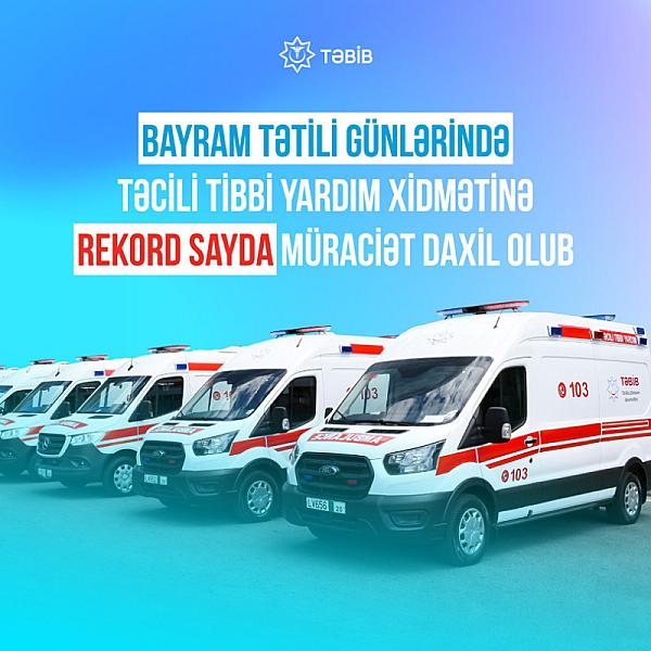 Bayram tətili günlərində təcili tibbi yardıma