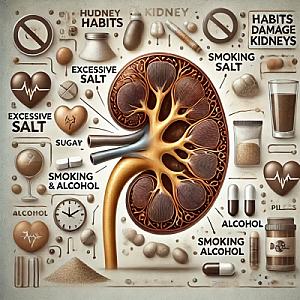 Böyrəkləri zədələyən vərdişlər: