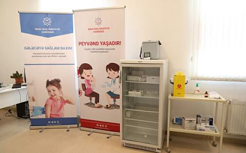 Bakının 48 tibb müəssisəsində vaksinlərin saxlanılması üçün yeni avadanlıqlar qurulub